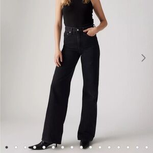 Levi's Black Flare & Wide Leg Jeans